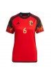 Belgia Axel Witsel #6 Fotballdrakt Hjemme Klær Dame VM 2022 Korte ermer